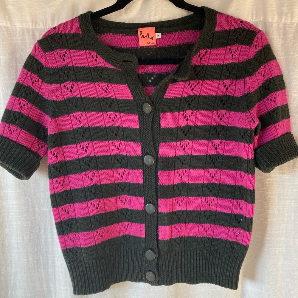 Paul Smith Vintage Wool Cropped Cardigan